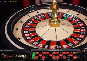 Speed Roulette Evolution Gaming sur All Slots Casino